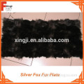 Silver Fox Front Leg Plate Fox Fur Plate